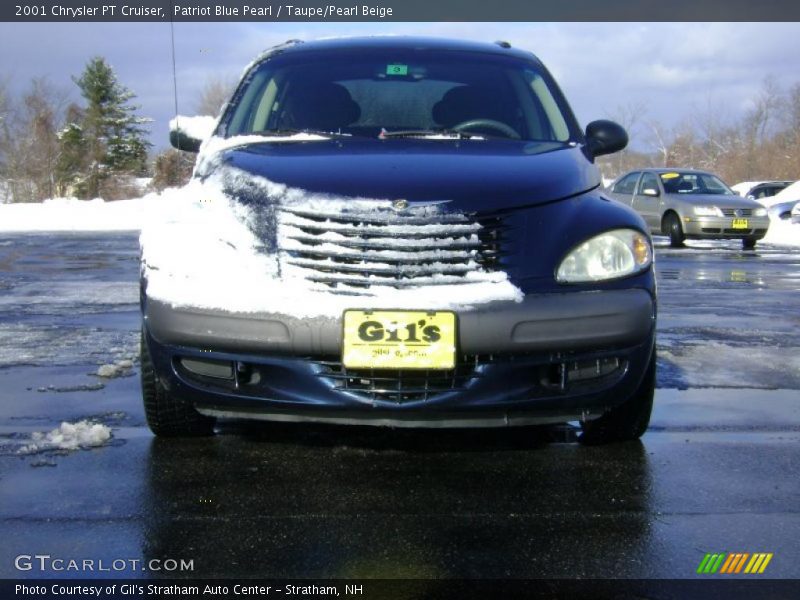 Patriot Blue Pearl / Taupe/Pearl Beige 2001 Chrysler PT Cruiser