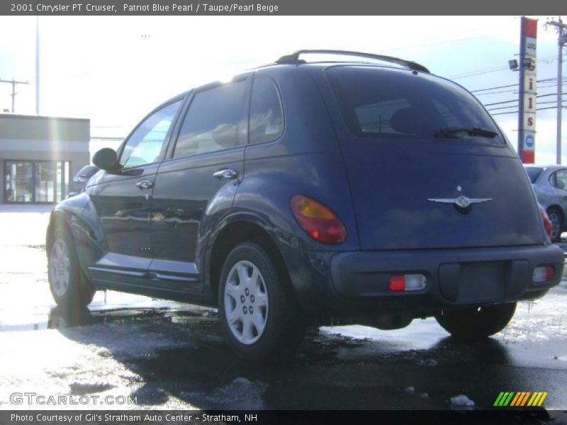 Patriot Blue Pearl / Taupe/Pearl Beige 2001 Chrysler PT Cruiser