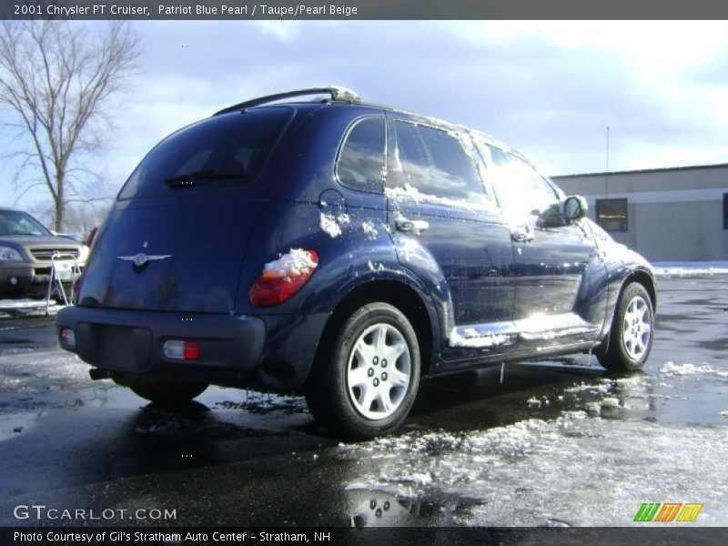 Patriot Blue Pearl / Taupe/Pearl Beige 2001 Chrysler PT Cruiser