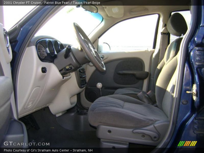 Patriot Blue Pearl / Taupe/Pearl Beige 2001 Chrysler PT Cruiser
