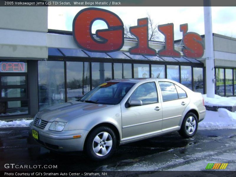 Wheat Beige Metallic / Black 2005 Volkswagen Jetta GLS TDI Sedan
