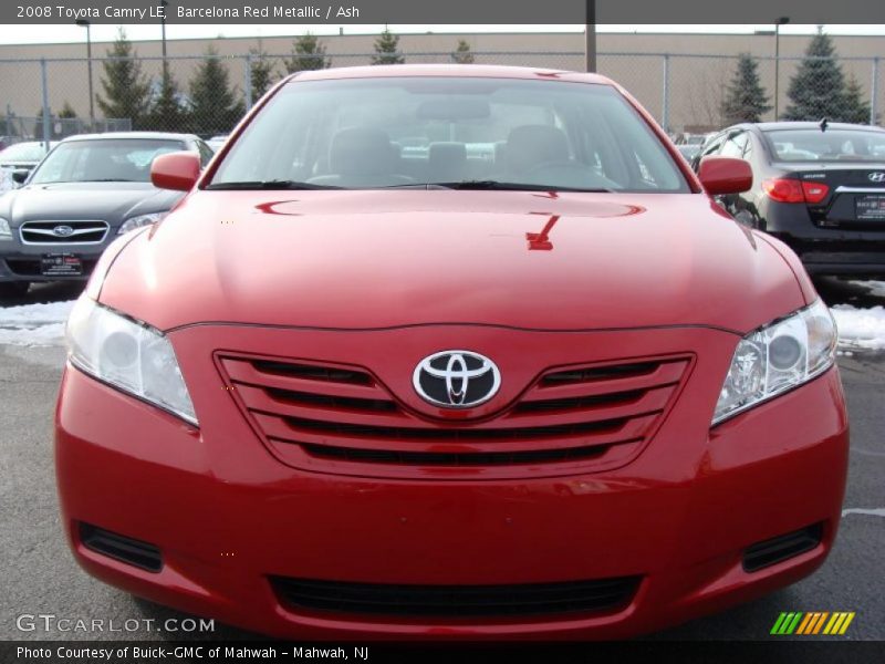 Barcelona Red Metallic / Ash 2008 Toyota Camry LE