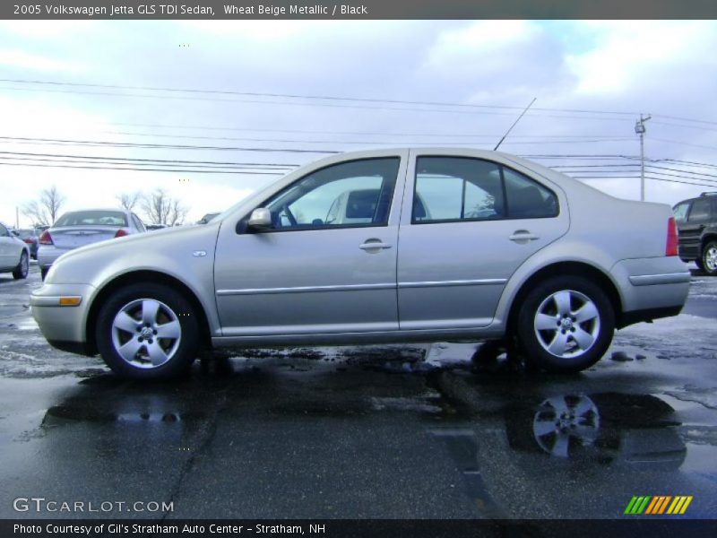 Wheat Beige Metallic / Black 2005 Volkswagen Jetta GLS TDI Sedan