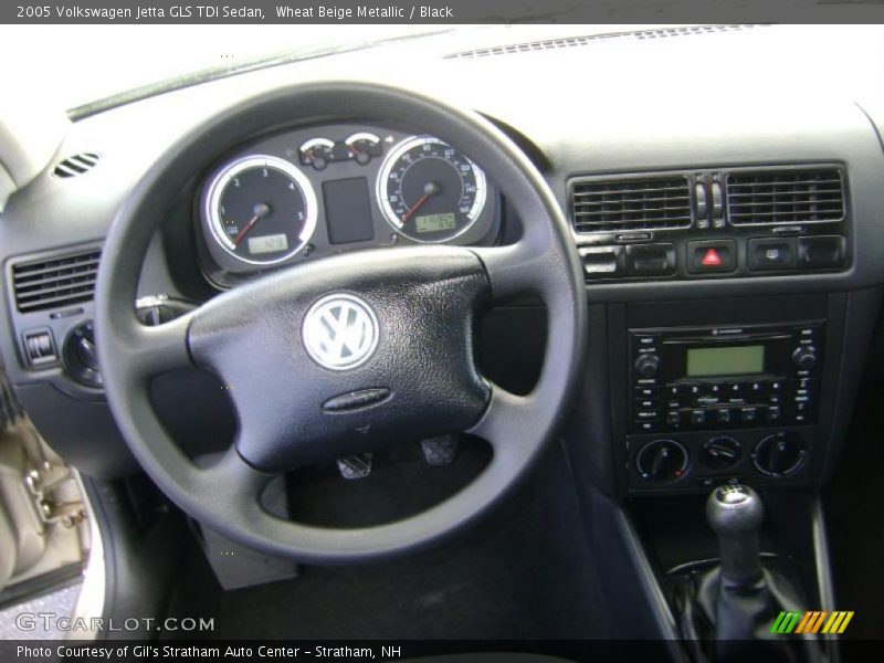 Wheat Beige Metallic / Black 2005 Volkswagen Jetta GLS TDI Sedan
