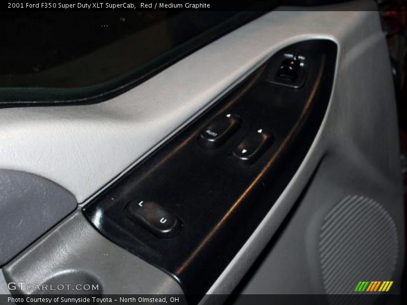 Red / Medium Graphite 2001 Ford F350 Super Duty XLT SuperCab