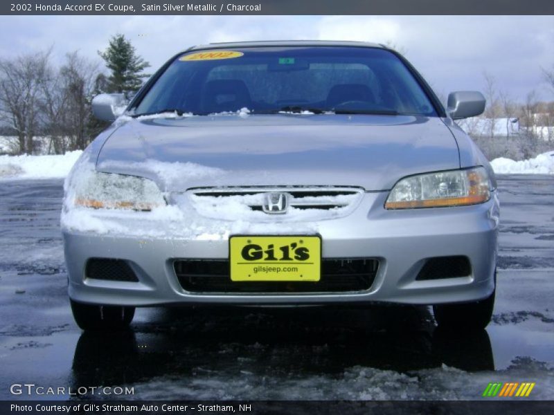 Satin Silver Metallic / Charcoal 2002 Honda Accord EX Coupe