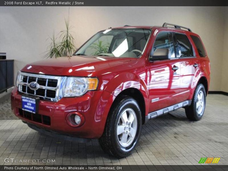 Redfire Metallic / Stone 2008 Ford Escape XLT