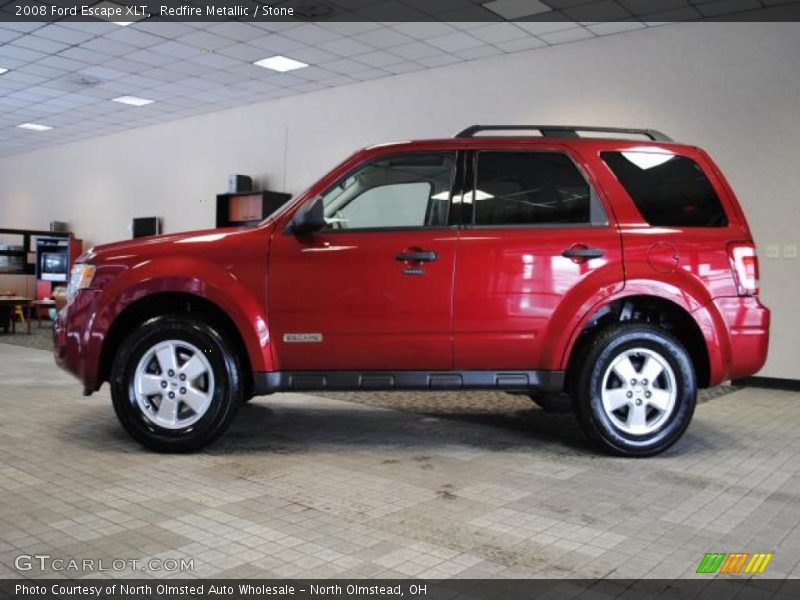 Redfire Metallic / Stone 2008 Ford Escape XLT
