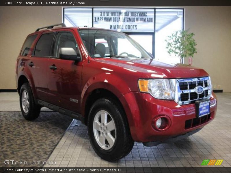Redfire Metallic / Stone 2008 Ford Escape XLT