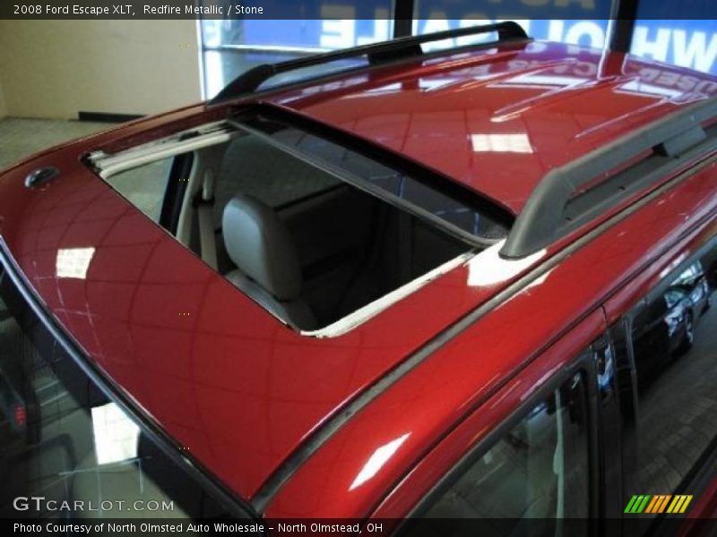 Redfire Metallic / Stone 2008 Ford Escape XLT