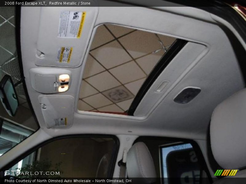 Redfire Metallic / Stone 2008 Ford Escape XLT