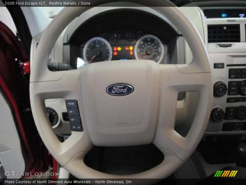 Redfire Metallic / Stone 2008 Ford Escape XLT
