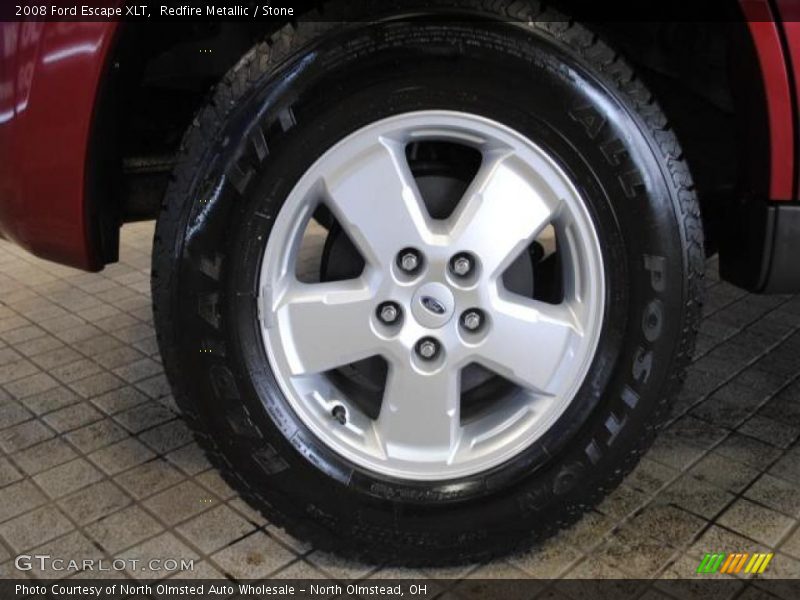 Redfire Metallic / Stone 2008 Ford Escape XLT