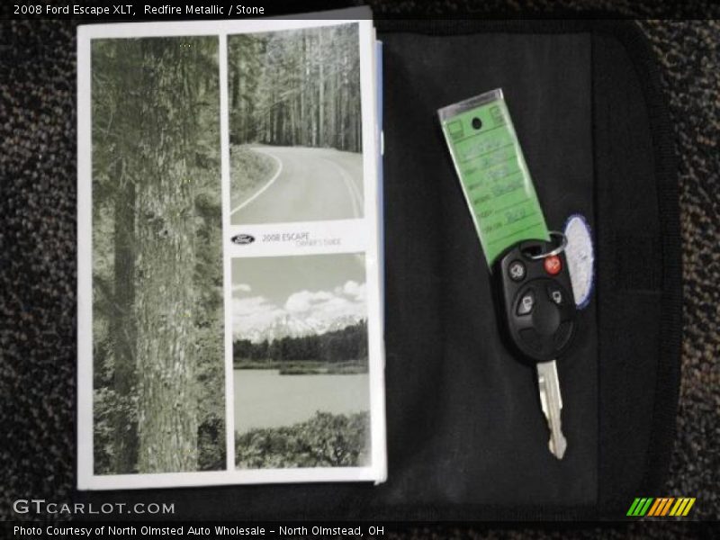 Redfire Metallic / Stone 2008 Ford Escape XLT