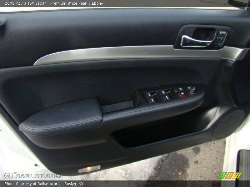 Premium White Pearl / Ebony 2008 Acura TSX Sedan