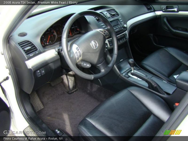Premium White Pearl / Ebony 2008 Acura TSX Sedan