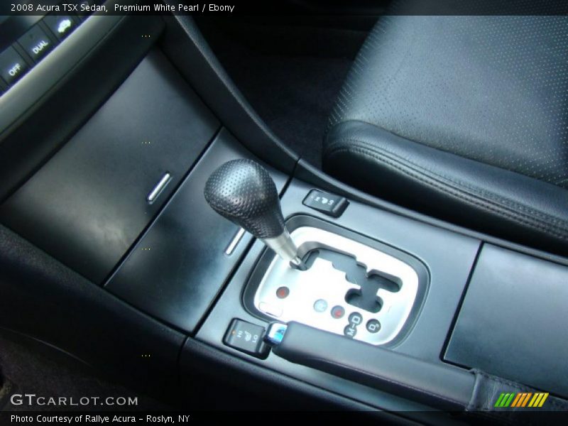 Premium White Pearl / Ebony 2008 Acura TSX Sedan