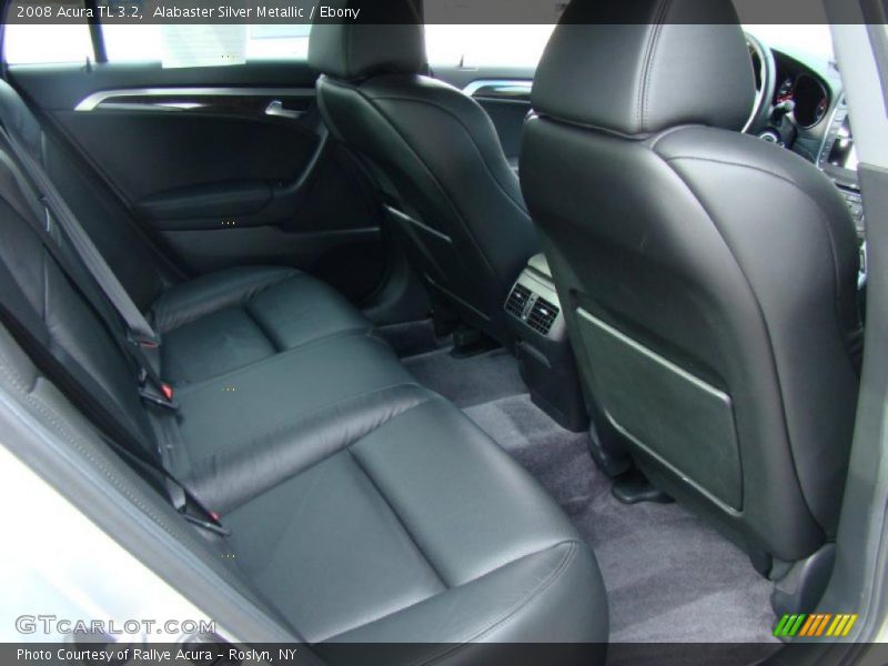 Alabaster Silver Metallic / Ebony 2008 Acura TL 3.2