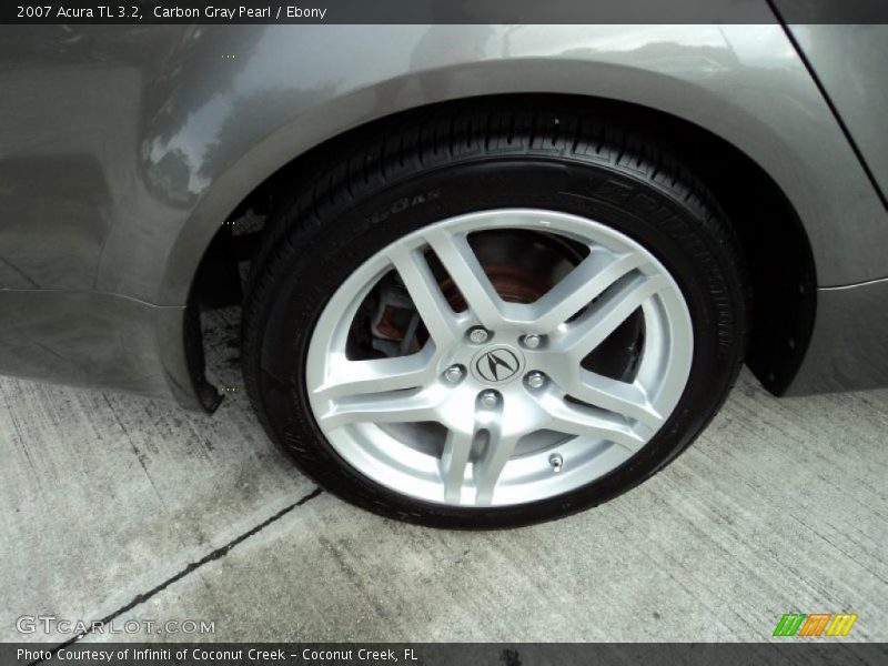 Carbon Gray Pearl / Ebony 2007 Acura TL 3.2
