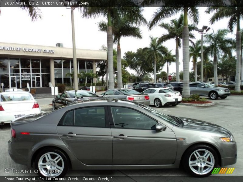 Carbon Gray Pearl / Ebony 2007 Acura TL 3.2