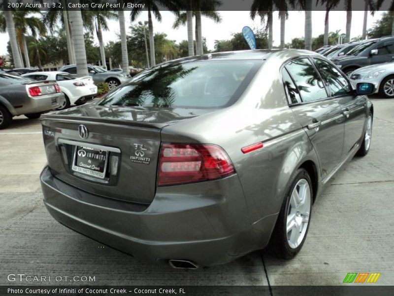 Carbon Gray Pearl / Ebony 2007 Acura TL 3.2