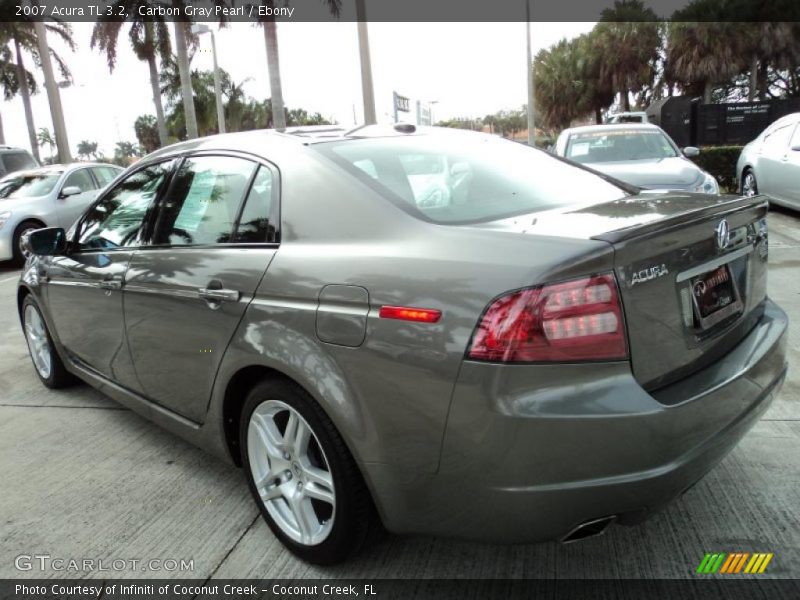 Carbon Gray Pearl / Ebony 2007 Acura TL 3.2