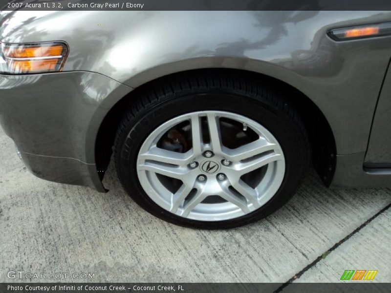 Carbon Gray Pearl / Ebony 2007 Acura TL 3.2