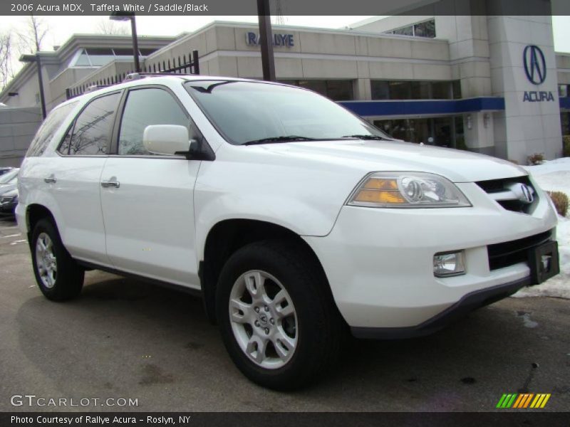 Taffeta White / Saddle/Black 2006 Acura MDX
