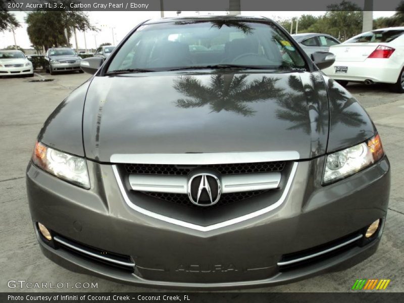 Carbon Gray Pearl / Ebony 2007 Acura TL 3.2