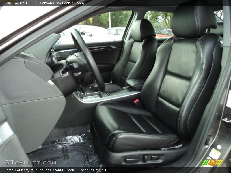 Carbon Gray Pearl / Ebony 2007 Acura TL 3.2