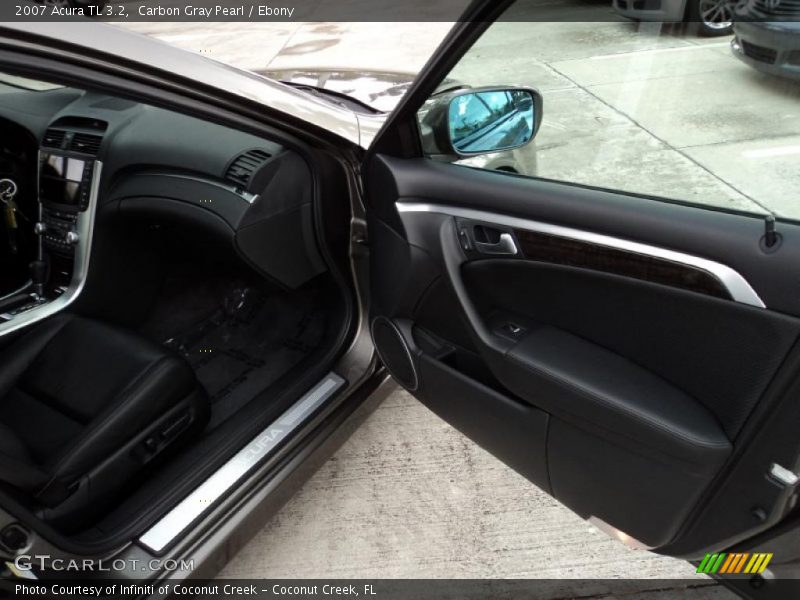 Carbon Gray Pearl / Ebony 2007 Acura TL 3.2