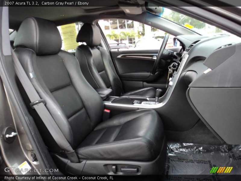 Carbon Gray Pearl / Ebony 2007 Acura TL 3.2