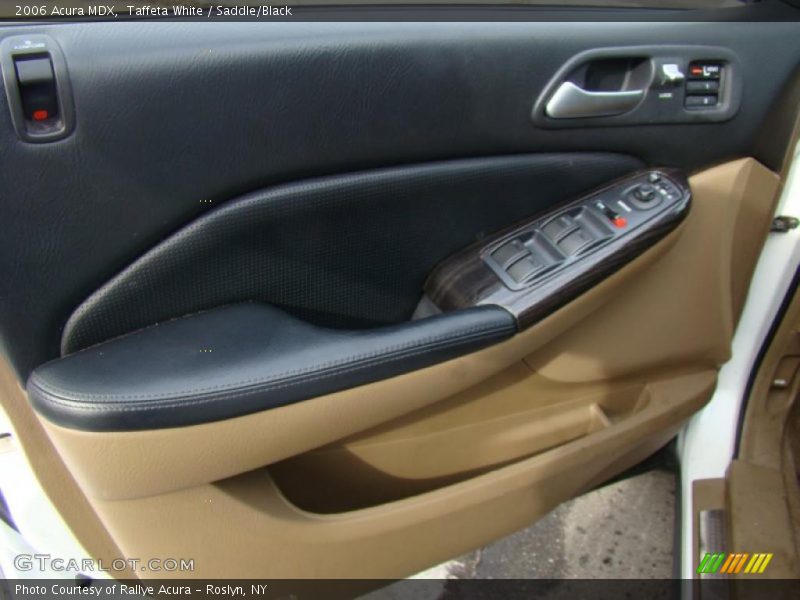 Taffeta White / Saddle/Black 2006 Acura MDX