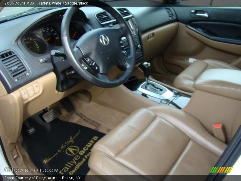 Taffeta White / Saddle/Black 2006 Acura MDX