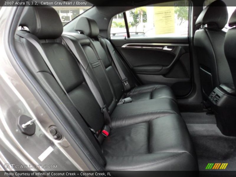 Carbon Gray Pearl / Ebony 2007 Acura TL 3.2