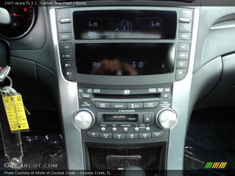 Carbon Gray Pearl / Ebony 2007 Acura TL 3.2
