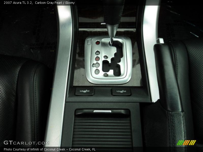 Carbon Gray Pearl / Ebony 2007 Acura TL 3.2