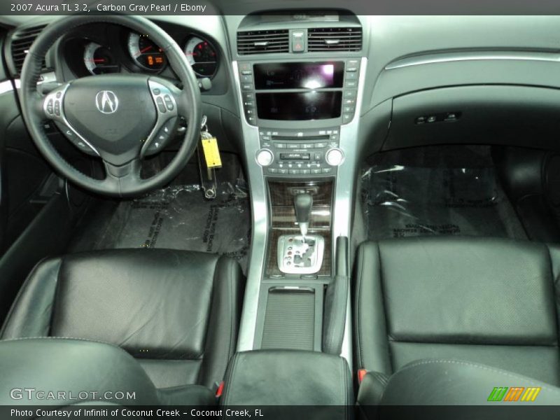 Carbon Gray Pearl / Ebony 2007 Acura TL 3.2