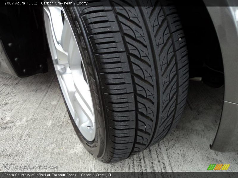 Carbon Gray Pearl / Ebony 2007 Acura TL 3.2