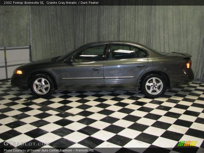 Granite Gray Metallic / Dark Pewter 2002 Pontiac Bonneville SE
