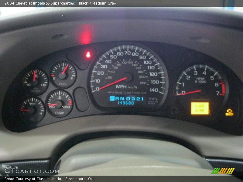  2004 Impala SS Supercharged SS Supercharged Gauges