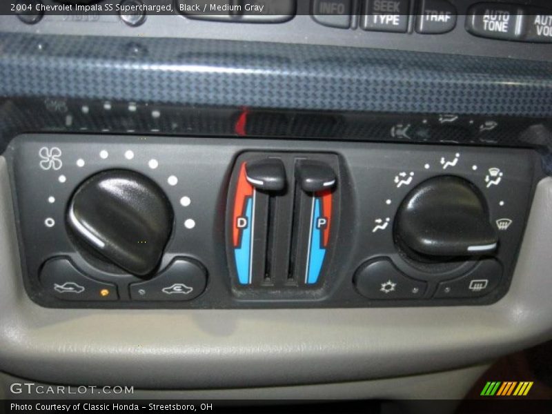 Controls of 2004 Impala SS Supercharged