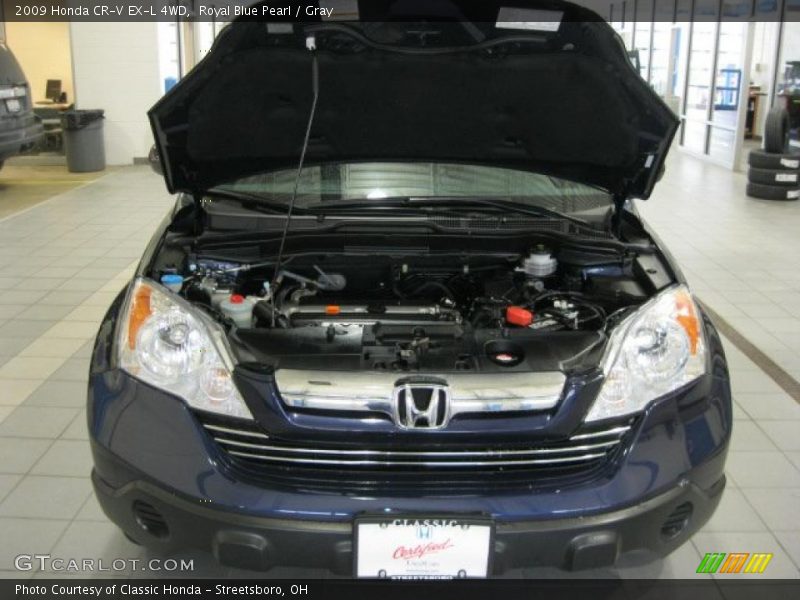 Royal Blue Pearl / Gray 2009 Honda CR-V EX-L 4WD
