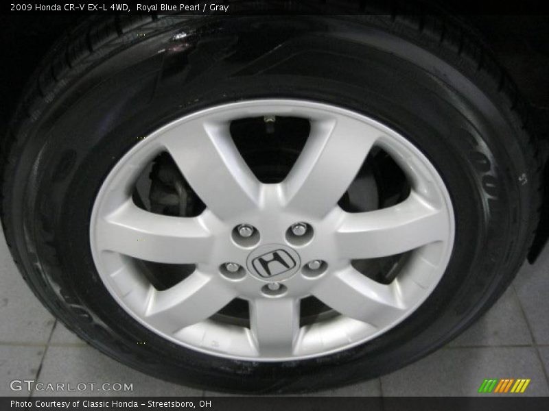 Royal Blue Pearl / Gray 2009 Honda CR-V EX-L 4WD