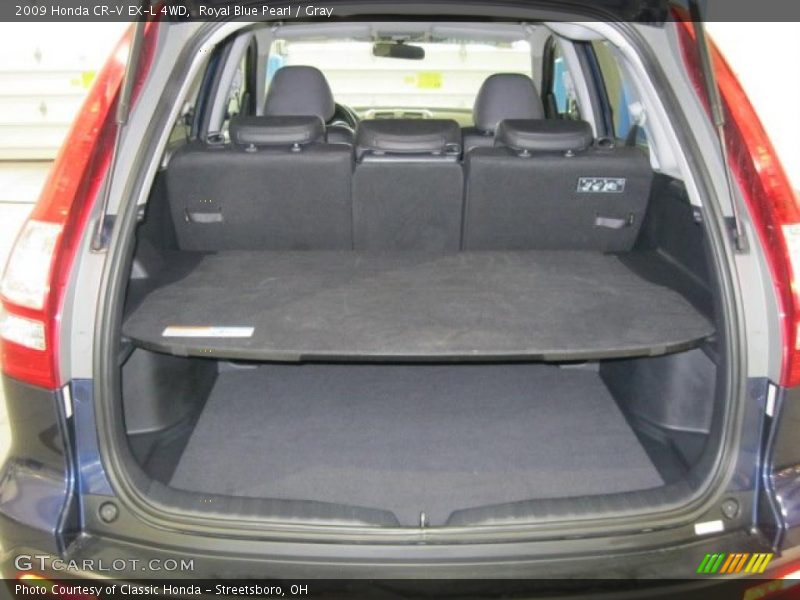 Royal Blue Pearl / Gray 2009 Honda CR-V EX-L 4WD