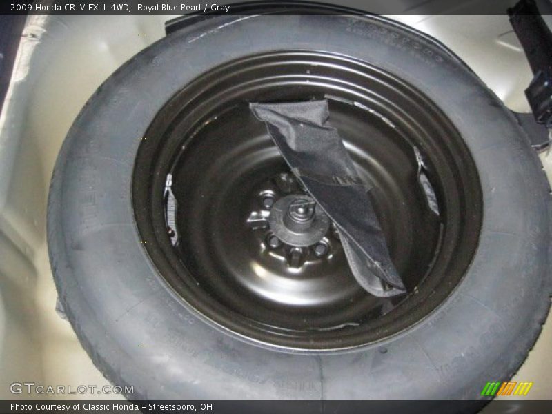 Royal Blue Pearl / Gray 2009 Honda CR-V EX-L 4WD