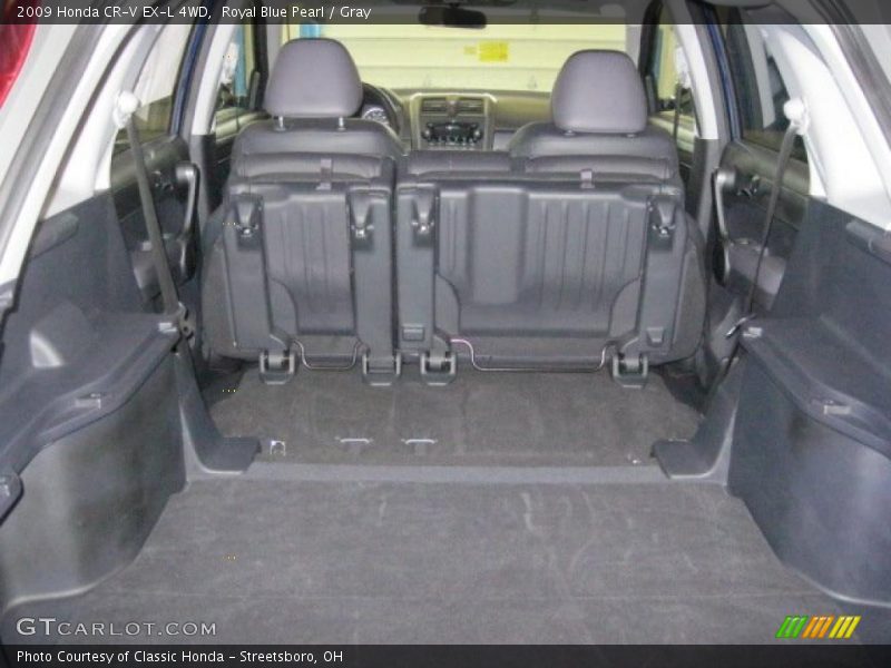 Royal Blue Pearl / Gray 2009 Honda CR-V EX-L 4WD