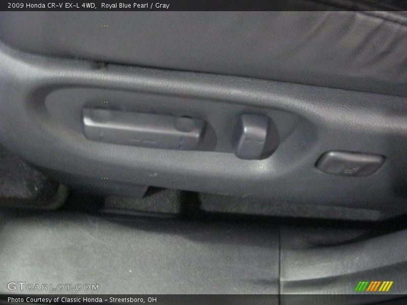 Royal Blue Pearl / Gray 2009 Honda CR-V EX-L 4WD
