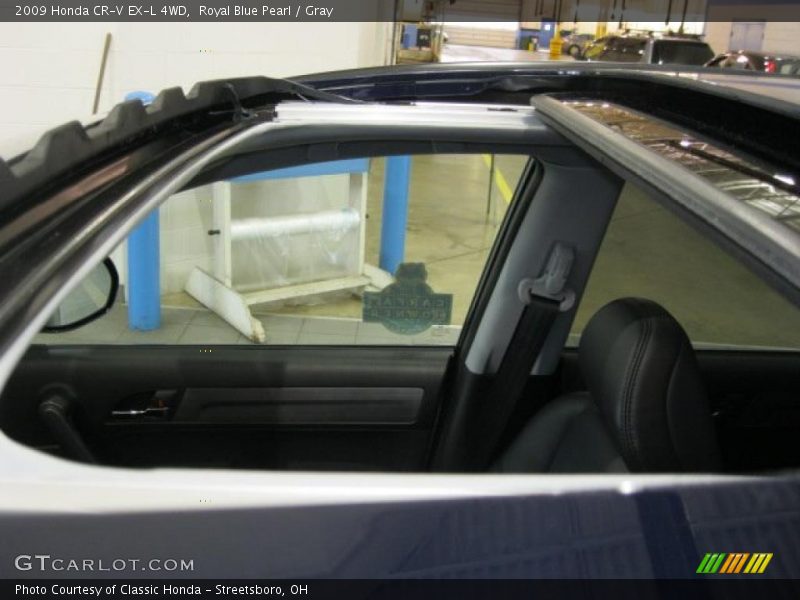 Royal Blue Pearl / Gray 2009 Honda CR-V EX-L 4WD