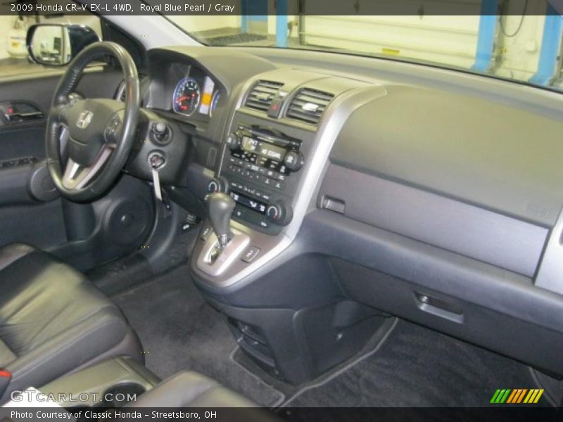 Royal Blue Pearl / Gray 2009 Honda CR-V EX-L 4WD